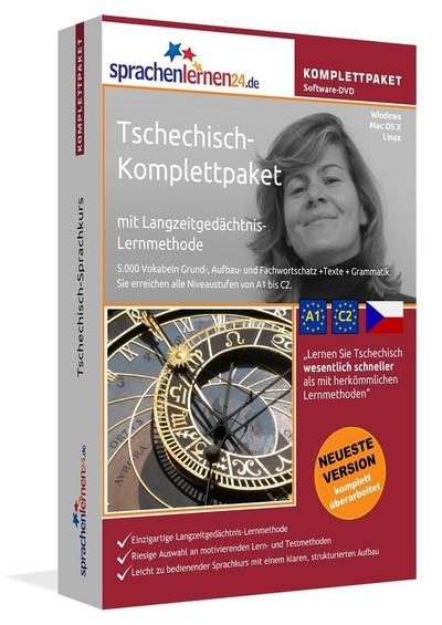 Sprachenlernen24/Tschechisch-Komplettpaket (Sprachkurs)