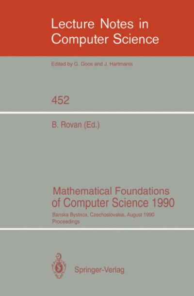 Mathematical Foundations of Computer Science 1990