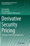 Derivative Security Pricing