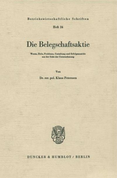 Die Belegschaftsaktie