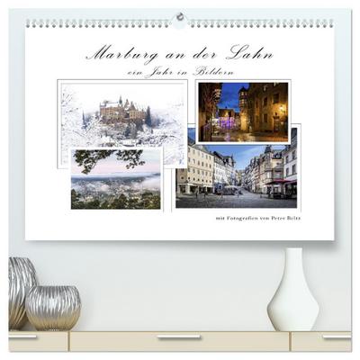 Marburg an der Lahn - ein Jahr in Bildern (hochwertiger Premium Wandkalender 2026 DIN A2 quer), Kunstdruck in Hochglanz