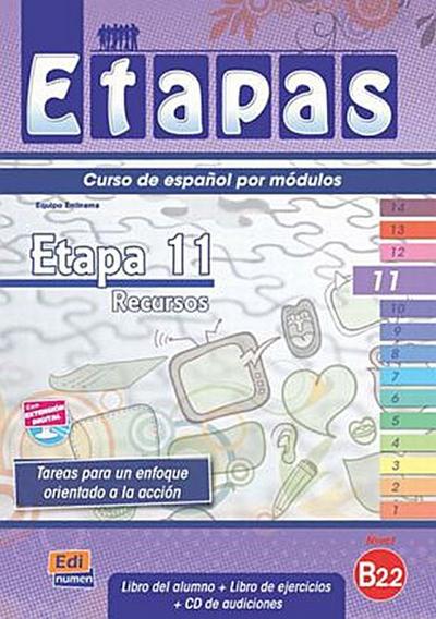 Etapas Recursos, Libro del alumno + Libro de ejercicios + Audio-CD