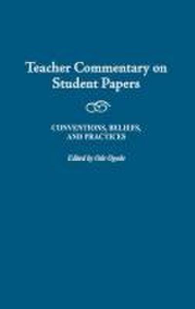 Teacher Commentary on Student Papers - Ode Ogede