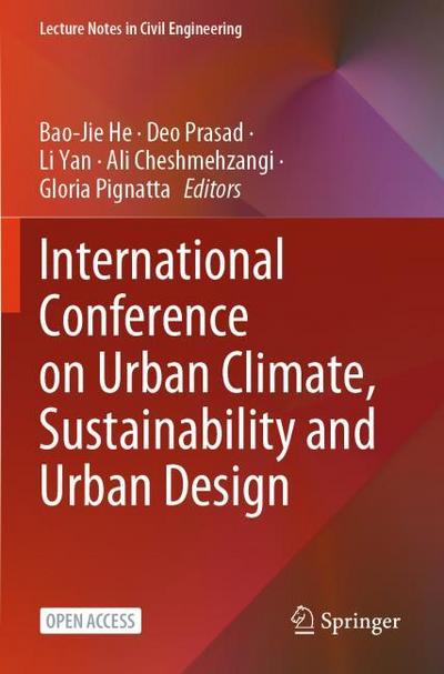 International Conference on Urban Climate, Sustainability and Urban Design