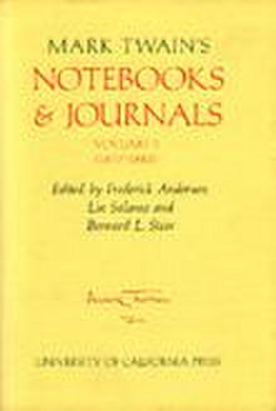Mark Twain’s Notebooks and Journals, Volume II