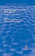 Developing Quality in Personal Social Services