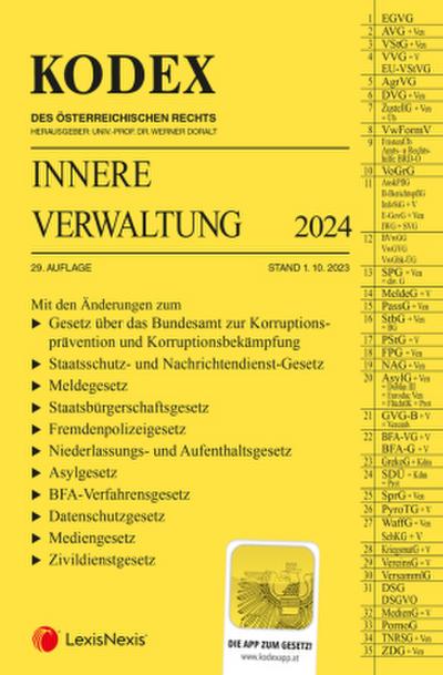 KODEX Innere Verwaltung 2024 - inkl. App