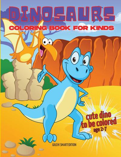 Cute Dinosaurs coloring book