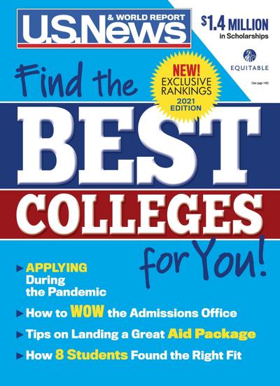 BEST COLLEGES 2021 SOFT COVER/
