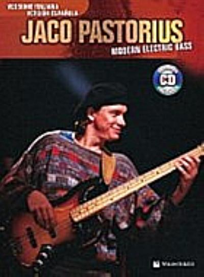 Jaco Pastorius -- Modern Electric Bass: Spanish & Italian Language Edition, Book & CD