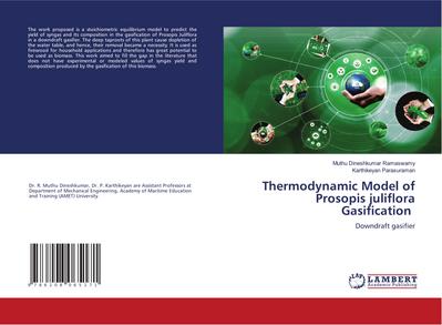 Thermodynamic Model of Prosopis juliflora Gasification