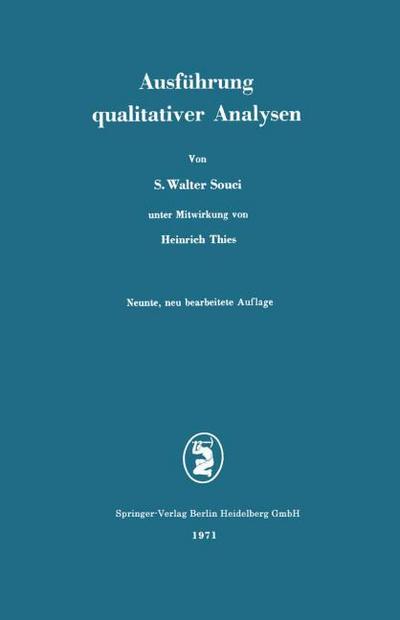 Ausführung qualitativer Analysen