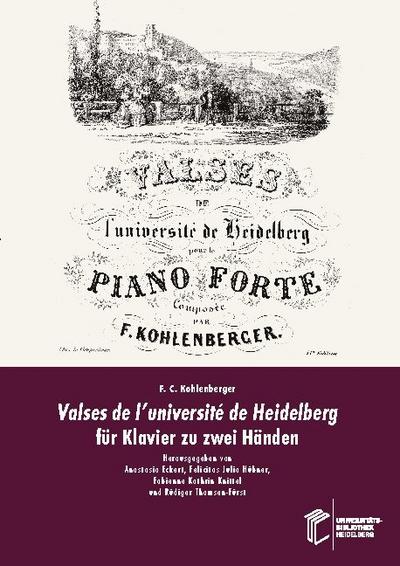 Valses de l’université de Heidelberg für Klavier zu zwei Händen