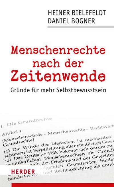 Menschenrechte nach der Zeitenwende
