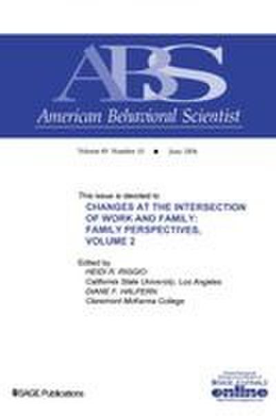 Changes at the Intersection of Work and Family, Volume 2