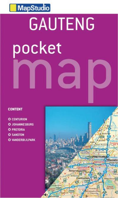 Gauteng Pocket Map  1 : 550 000
