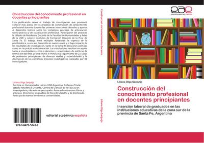 Construcción del conocimiento profesional en docentes principiantes