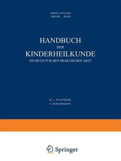 Handbuch der Kinderheilkunde