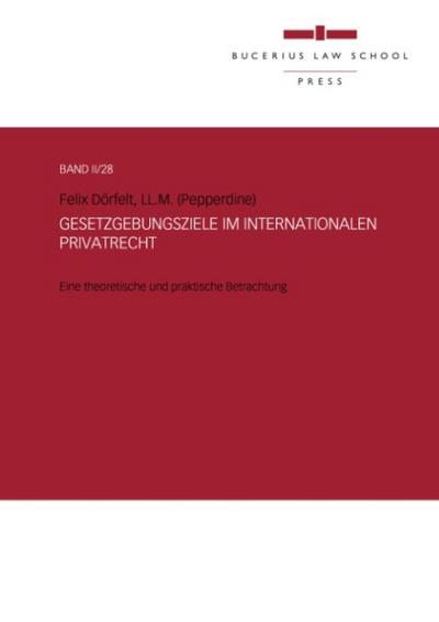 Gesetzgebungsziele im Internationalen Privatrecht