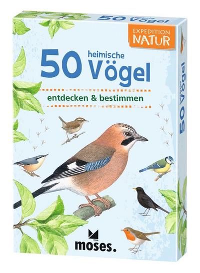 Moses 9715 - Expedition Natur 50 heimische Vögel Lernkarte
