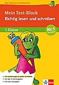 Mein Test-Block Richtig Lesen und Schreiben 1. Klasse