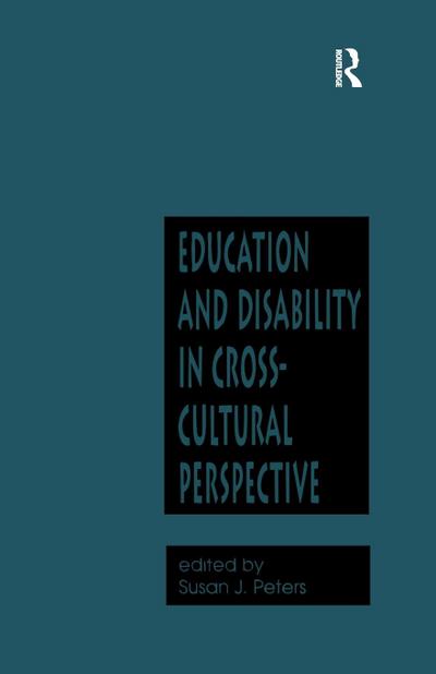 Education and Disability in Cross-Cultural Perspective