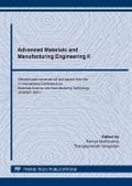 Advanced Materials and Manufacturing Engineering II