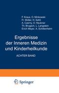 Ergebnisse der Inneren Medizin und Kinderheilkunde