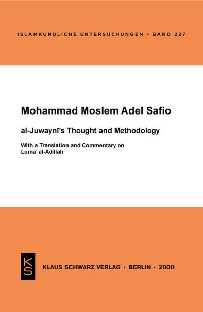 Al-Juwayni’s Thought and Methodology
