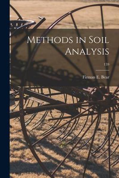 Methods in Soil Analysis; 159