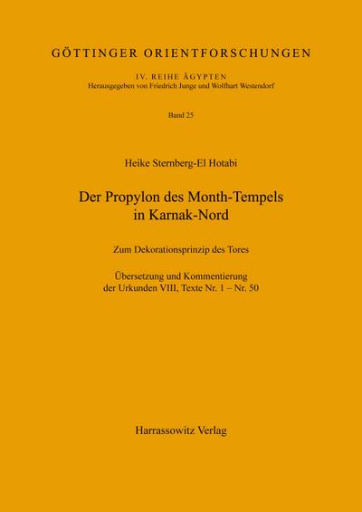Der Propylon des Month-Tempels in Karnak-Nord