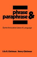 Phrase and Paraphrase
