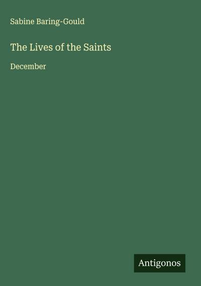 The Lives of the Saints