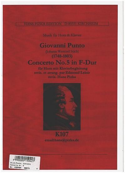 Konzert F-Dur Nr.5für Horn und Orchester
