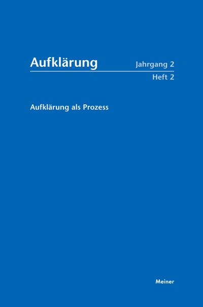 Aufklärung als Prozess