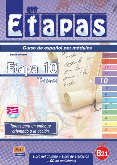 Etapas Tareas, Libro del alumno + Libro de ejercicios + Audio-CD