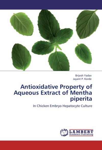 Antioxidative Property of Aqueous Extract of Mentha piperita