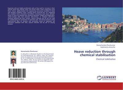 Heave reduction through chemical stabilisation