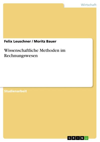 Wissenschaftliche Methoden im Rechnungswesen