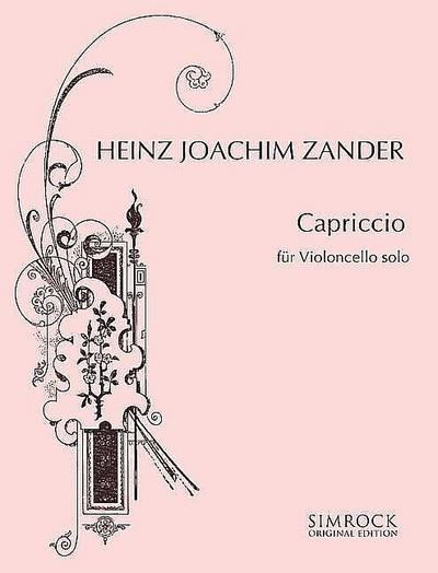 Capriccio: Violoncello. (Simrock Original Edition)