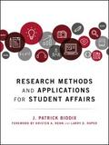 Research Methods and Applications for Student Affa