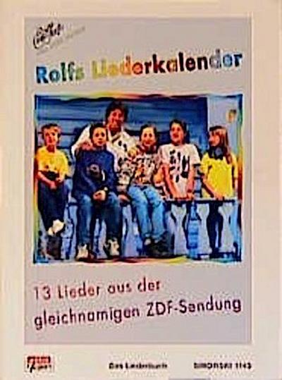 Rolfs Liederkalender, Liederbuch