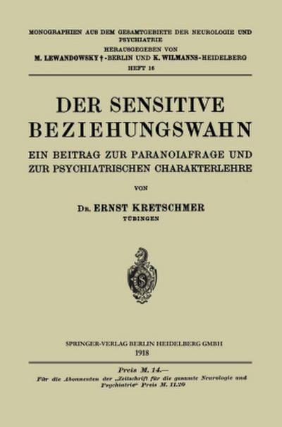 Der Sensitive Beziehungswahn