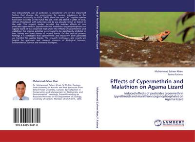 Effects of Cypermethrin and Malathion on Agama Lizard