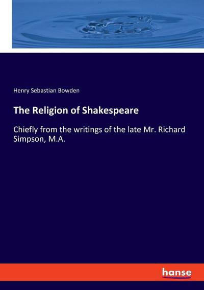 The Religion of Shakespeare