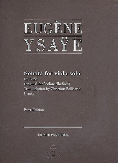 Sonata op.28 for viola