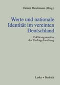 Werte und nationale Identität im vereinten Deutschland