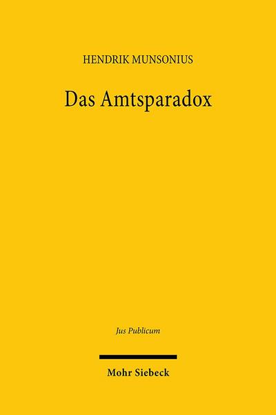 Das Amtsparadox