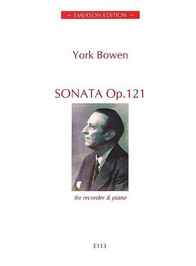 Sonata op.121 for treble recorder and piano