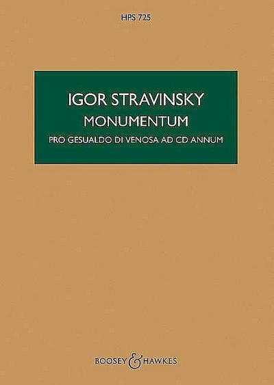 Monumentum HPS 725für Orchester